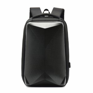 17.3 inch Travel Waterproof with Lock USB Port Shockproof EVA Large Capacity Macbook Storage Bag Men Backpack