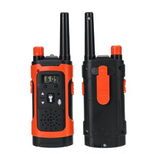 2PCS Portable Outdoor HD Call Wireless Children Walkie Talkie Intercom Electronic Toys with LED Light