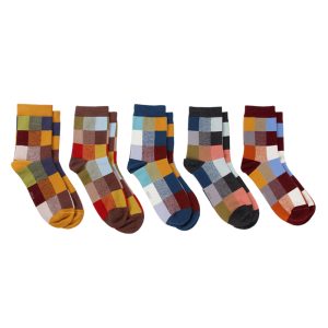 5 Pair/Lot Mens Striped Socks