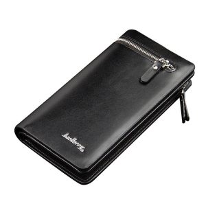 Baellerry Multi-function Bussiness Large Capacity with Card Slots Men PU Leather Phone Wallet Bag