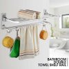 Bathroom Towel Shelf Clothes Rack