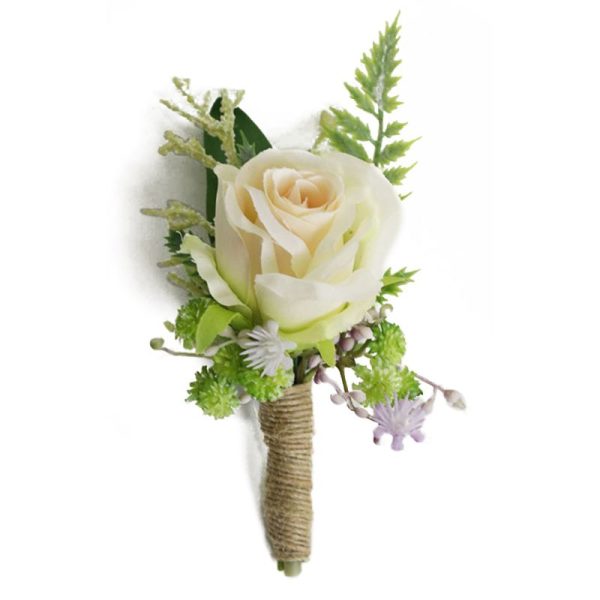 Boutonniere Corsage Wedding Artificial