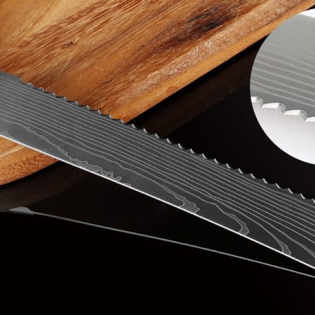 Bread Knife Stainless Serrated Blade