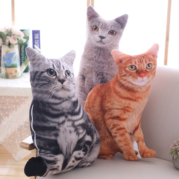 Cat Stuffed Animals Plush Toy Pillow