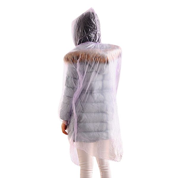 Disposable Raincoat Transparent Jacket (1pc)
