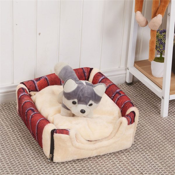 Dog Igloo Bed Soft Washable Pet House