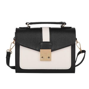 Fashion Female PU Leather Square Bag Shoulder Messenger Bag