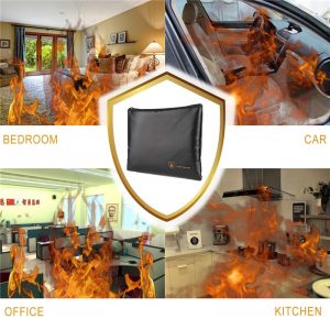 Fireproof Bag Portable Fireproof Pouch