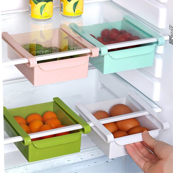Freezer Organizer Fridge Storage Rack