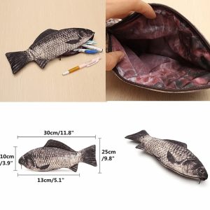 Funny Gifts Realistic Fish Pouch