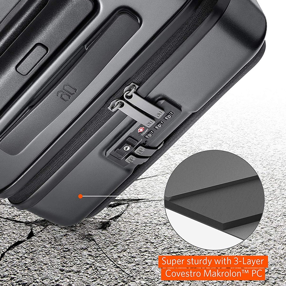 Premium Hard Shell Travel Suitcase for Secured & Convenient Luggage ...