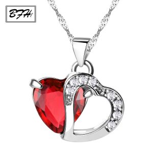 Heart Pendant Necklace Ladies Jewelry