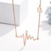 Heartbeat Necklace Ladies Lovely Necklace