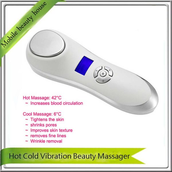 Hot And Cold Sonic Vibration Face Massage Beauty Tool