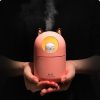 Humidifier 300ml Cute Pet Romantic Color LED Lamp