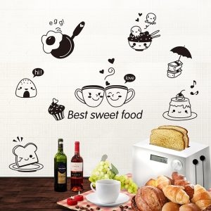 Kitchen Wall Art Food Stickers