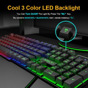 LED Keyboard Backlight Gaming Device