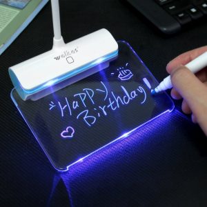 LED Lamp Glass Note Pad