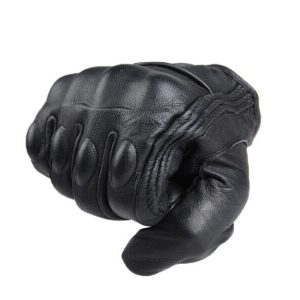 Leather Motorcycle Gloves for Bike Riding