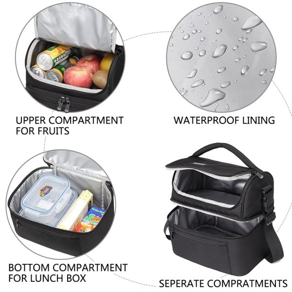 Lunch Cooler Bag Large Insulated