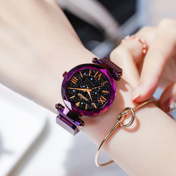 Luxury Watches Mesh Strap Wristwatch