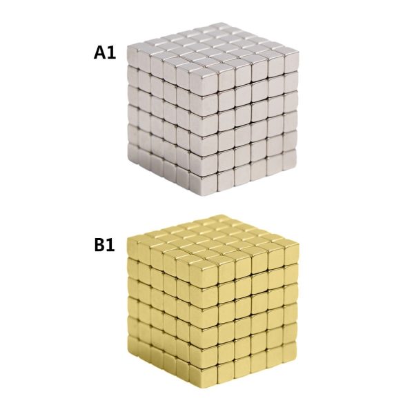 Magnetic Cube Toy Puzzle Blocks (216Pcs)