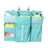 Multifunctional Large Capacity PP & Oxford cloth Baby Crib Cot Bed Toys Diapers Phone Food Clothes Hanging Storage Bag