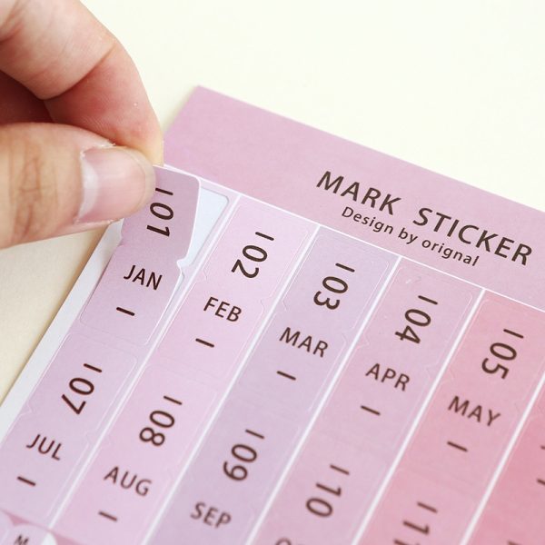 Planner Stickers Color Index Tabs
