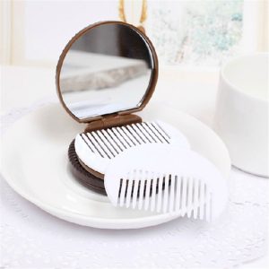 Pocket Mirror Comb Cookie Design