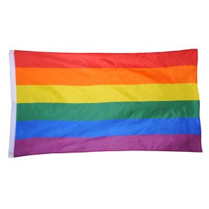 Rainbow Flag Polyester Cloth