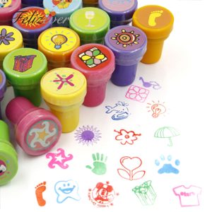 Rubber Stamps Kids Party Flavors (36 pieces)
