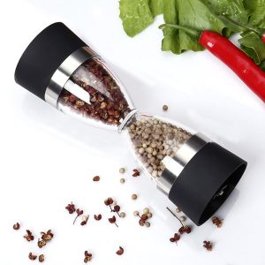 Salt and Pepper Mill Hourglass Grinder