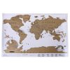 Scratch Off World Map Travel Poster