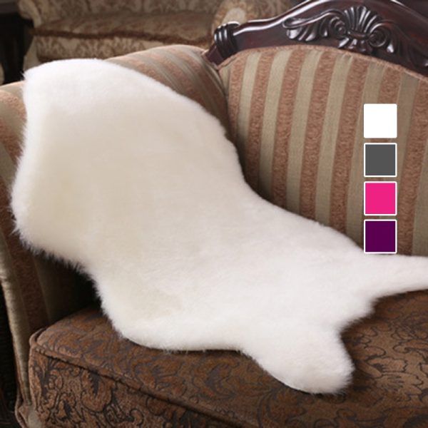 Sheepskin Rug Fluffy Fur Carpet