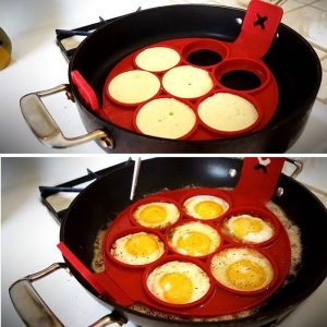 Silicone Egg Ring and Pancake Maker