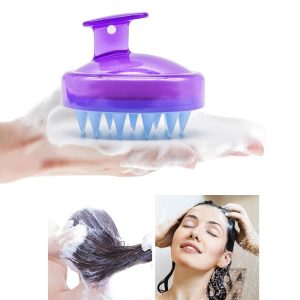 Silicone Shampoo Brush Scalp Massager