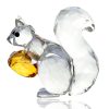Squirrel Ornament Crystal Paperweight