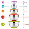 Stainless Mixing Bowls with Lid Set (5 pcs)