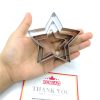 Star Cookie Cutters Baking Tool Set (3Pcs)