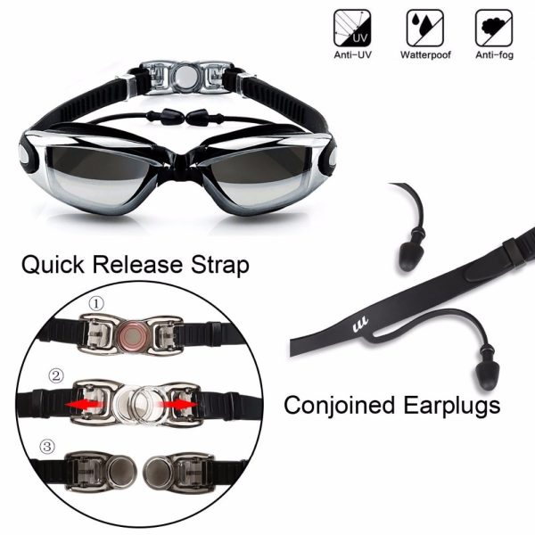 Swimming Goggles Adjustable Gear Set
