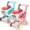 Toy Shopping Cart with Toy Groceries