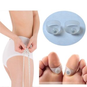Weight Loss Silicon Toe Rings (Set of 2)