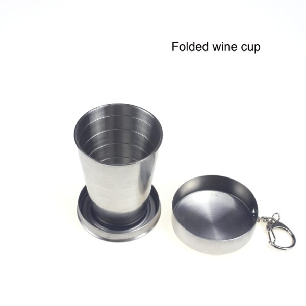 Wine Tumbler Telescopic Stainless Cup