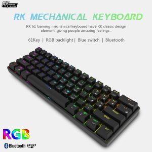 Wireless Gaming Keyboard Colorful Backlights