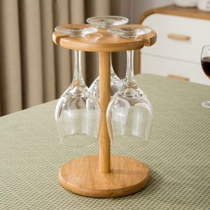 Wooden Wine Glass Holder Drying Rack