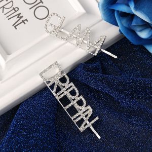 Word Hair Clips Fashionable Accessories