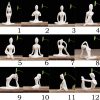 Yoga Figurine Ceramic Ornaments (12pcs)