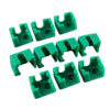 10Pcs Green Silicone Case for Hotend Heating Block Protective Cover 280℃ for 3D Printer
