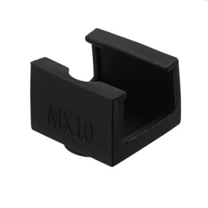 10Pcs Upgrated MK10 Black Silicone Protective Case for Aluminum Heating Block 3D Printer Part