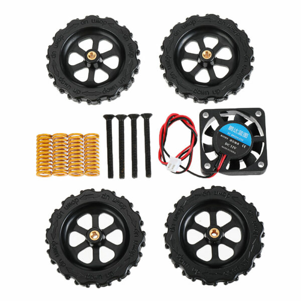 12V DC 4010 Cooling Fan + 4Pcs Hotbed Hand-wrenched Nuts + 4Pcs Powerful Compression Springs + 4Pcs Screw DIY Kits 3D Printer Accesso